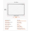 VEVOR Chain Link Fence Gate, 72 x 48 in, Adjustable