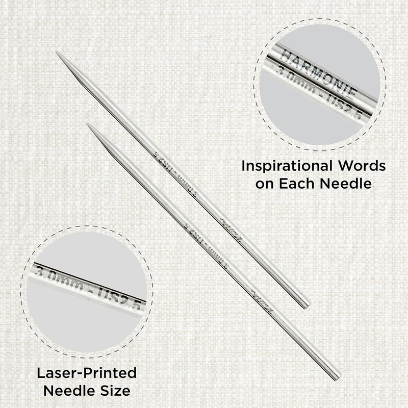 KnitPro The Mindful Collection Interchangeable Circular Needles 4" (10cm) |