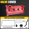 MILIPARTS Aluminum QR25DE Valve Cover Compatible with Nissan Altima Sentra