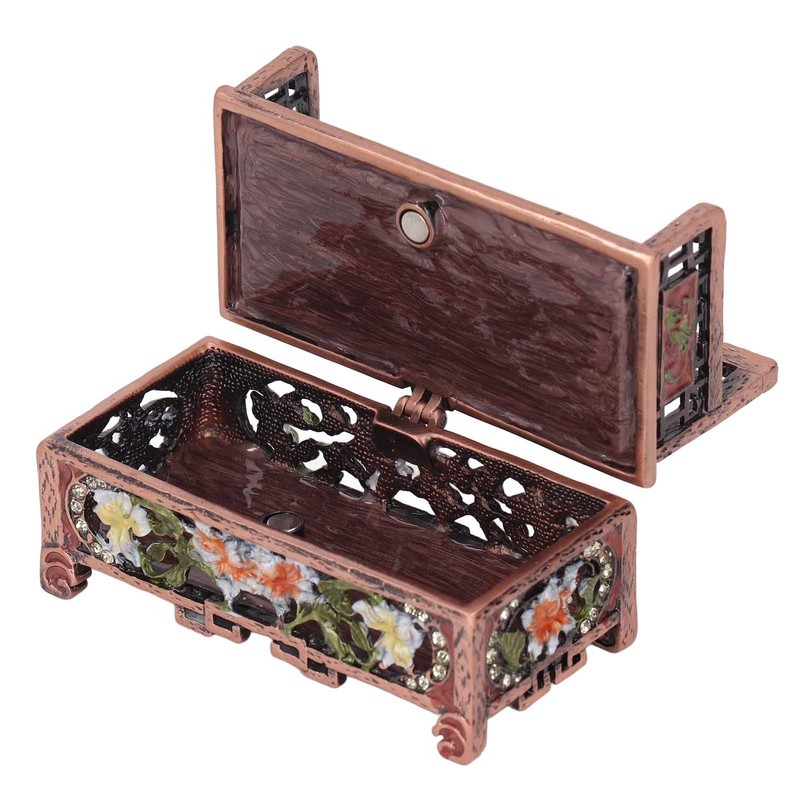 Vintage Jewelry Box Antique Sofa Shape Desktop Jewelry Box Trinket