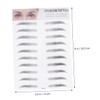 Beavorty Realistic Artificial Eyebrows Stencils for Sparse or Light Eyebrows