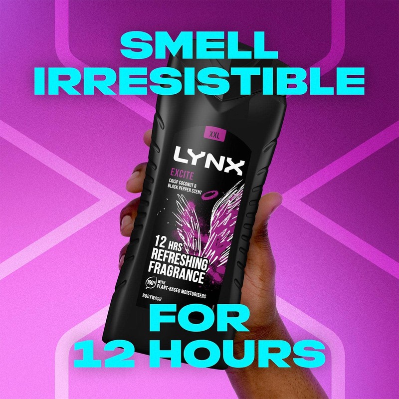 Lynx Excite Body Wash, 250 ml