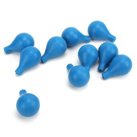Rubber Suction Ball, Laboratory Bulbs for Tubes Droppers Pipettes, Blue, with Strong Elasticity and Safe Material, for Laboratory Use
