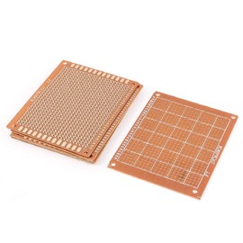 NEW LON0167 8pcs 7cm x 9cm Single Side Copper Prototyping PCB Printed Circuit Board Prototype Breadboard(8 stcke 7 cm x 9 cm Einseitig Kupfer Prototyping PCB Leiterplatte Prototyp Breadboard