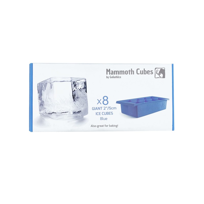 Goliath Ice Mammoth Cubes, Giant Ice Cube Tray, Creates 8