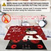 Snowmen let it snow Christmas Stove Top Cover Retro Gas
