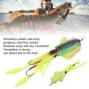 Fishing UV Squid Soft Lure Luminous Octopus Wobbler Bait Squid