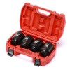 MIXPOWER 1/2-Inch Drive Deep Impact Socket Set, Inch, Cr-Mo, 6