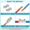 PATIKIL Steel Wire Rope Cable Clamp, 6 Pack M3 Wire
