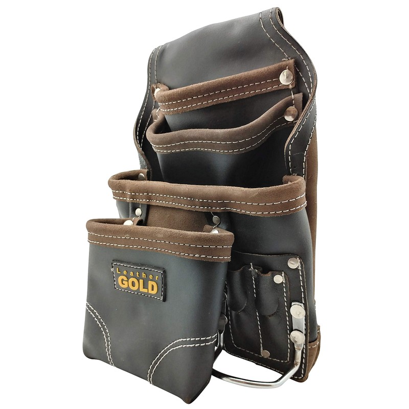Leather Gold Heavy Duty Tool Pouch | Carpenters Tool Pouch