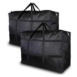 125L Large Capacity Multipurpose Storage Bag - Reusable Heavy Duty Moving Tote, Foldable Travel Luggage and Christmas Tree Bag, Space Saver