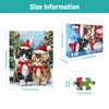 2024 Christmas 100 Piece Puzzles for Kids-Cat Puzzle 100 Piece