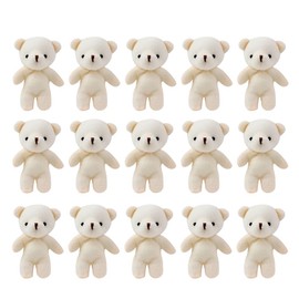 IMIKEYA Pack of 18 Mini Bear Cuddly Toy Plush Mini Bear Small Bear Soft Bear Doll Cuddly Toy for Birthday Wedding Tiny Bear Valentine's Day Gifts