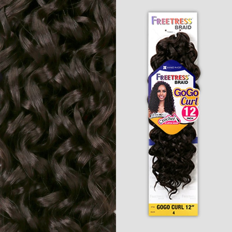 GOGO CURL 12" (99J) - Freetress Synthetic Braid Crochet Bulk