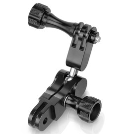 SINTYAN Aluminum Spherical Bracket, 180° Front and Rear Rotation, 360° Left and Right Rotation, Fine Adjustment, Wrench Included, Aluminum, Rustproof, Compatible with GoPro/OSMO Action/Insta360