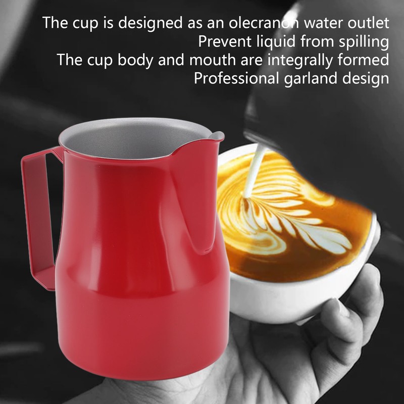550ml Stainless Steel Milk Frothing Cup Food Grade Prevent Spilling