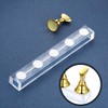 2 Set Acrylic Nail Art Holder Practice Display Stand Magnetic