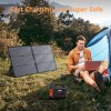 MHPOWOS Foldable Solar Panel 220W 110W Portable Solar Charger for