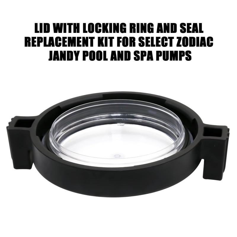 R0445800 Lid with Locking Ring, Pool Pump Lid for Zodiac