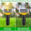 Ultrasonic Mole Repellent Outdoor, 6 Pack Gopher Repellent Solar-Powered for