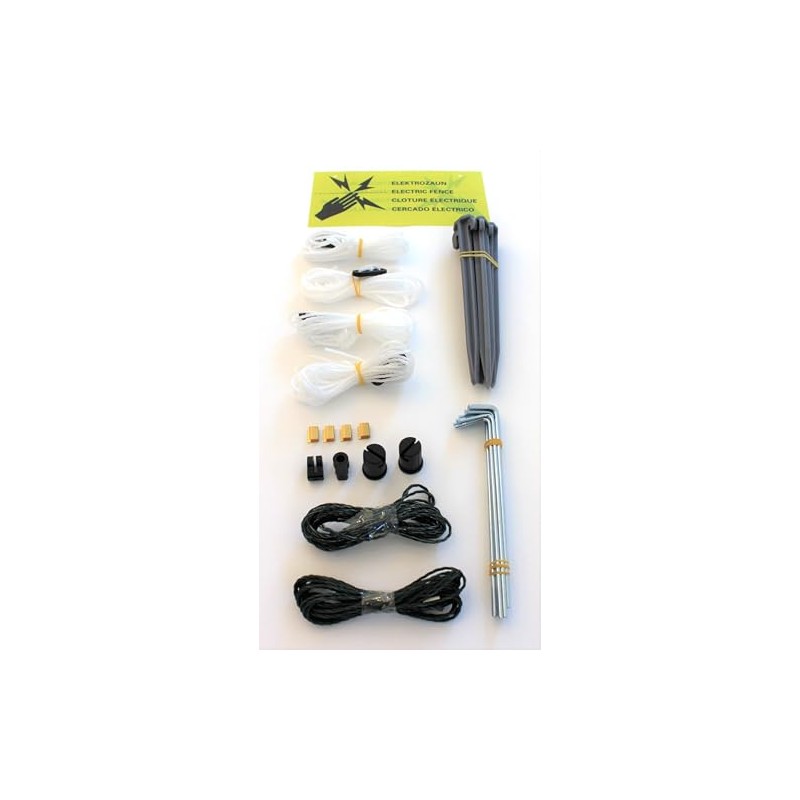Happy Henhouse Electric Fence Poultry Netting Replacement Accessories Kit for