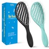 Cepillo para el cabello, paquete de 2, cepillos desenredantes curvos