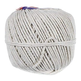 Polished Beef Cotton Twine - (2.5 MM x 345 Feet) - Cotton and Polyester Twine Blend