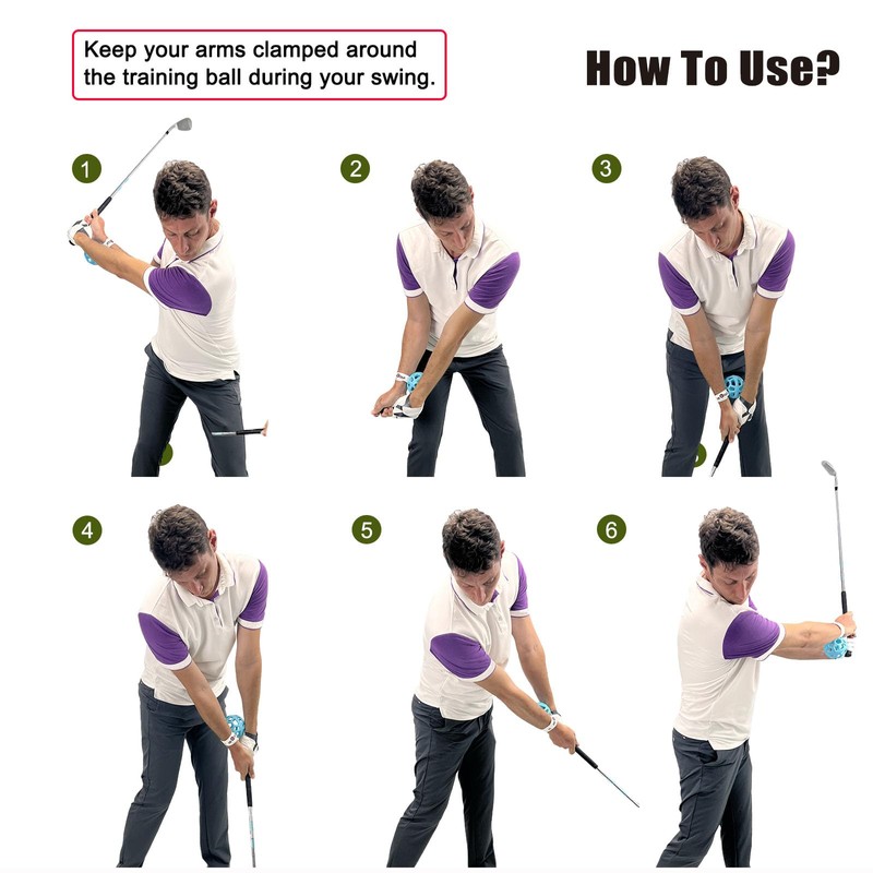 Dr.Golf Golf Swing Trainer Golf Training Ball Swing Posture Corrector
