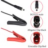 HCFeng DC5521 to Battery Alligator Clips Cable DC 5.5 *