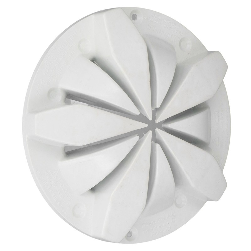 Swimming Pool Main Drain PVC White Round Hot Spring Pool