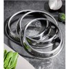 Wok Rings Stainless Steel Round Metallic 2 Pack 7.8" and
