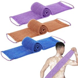 Esponja neta africana 3pcs salvador de mano de obra larga ancho de tela africana malla plegable esponja neta exfoliante africana para hombres mujeres 