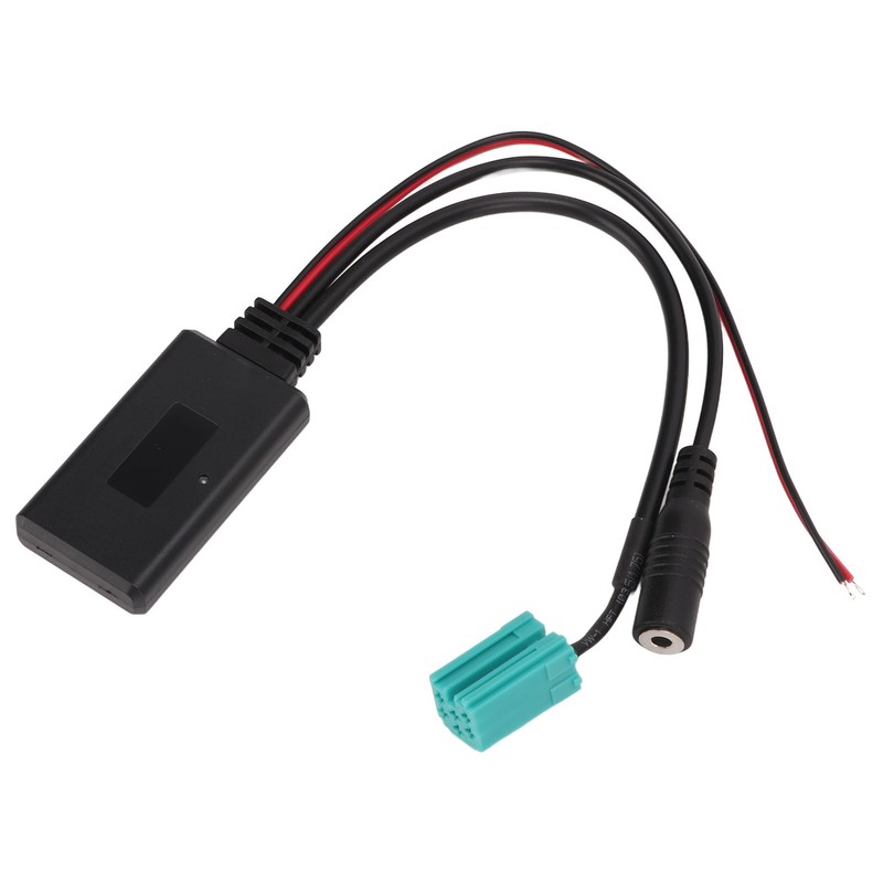 Bluetooth 5.0 Aux Input Audio Adapter Cable with Microphone for