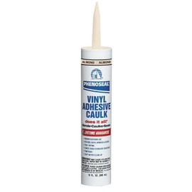 DAP 2102 Phenoseal Vinyl Adhesive Caulk, 10 oz, Almond