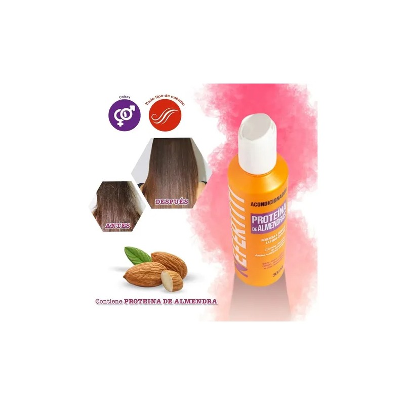Acondicionador Para Cabello De Almendra 300 Ml Nefertiti