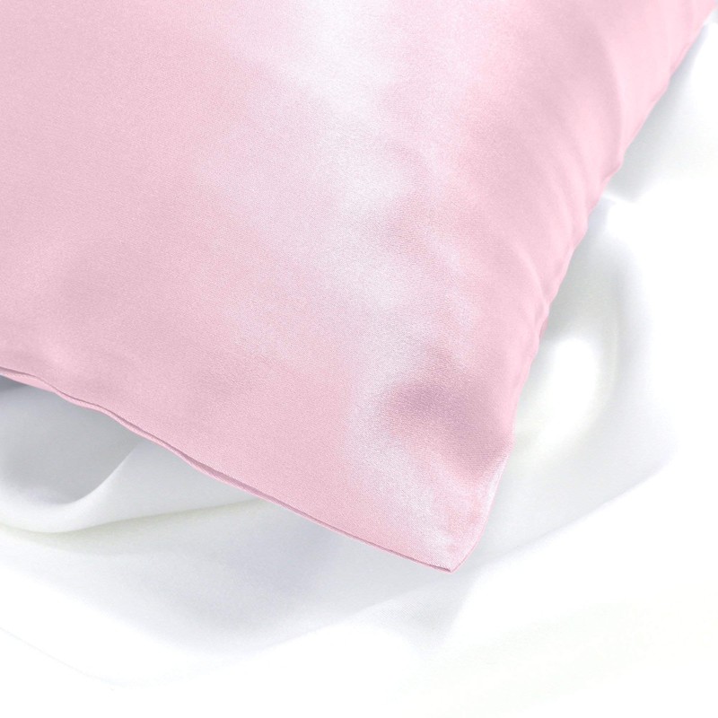 Spasilk 100-Percent Pure Silk Facial Beauty Pillowcase, Standard/Queen, Pink