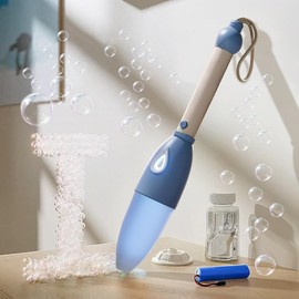 Virellia Magic Pen Bubble Machine, Automatic Bubble Machine with Light for Kids Toddlers, Rechargable Creative Bubble Maker for Indoor Outdoor Window Wall Drawing Activity