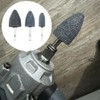 dophee 10Pcs 25mm Cone Shape Aluminum Oxide Mounted Grinding Stones
