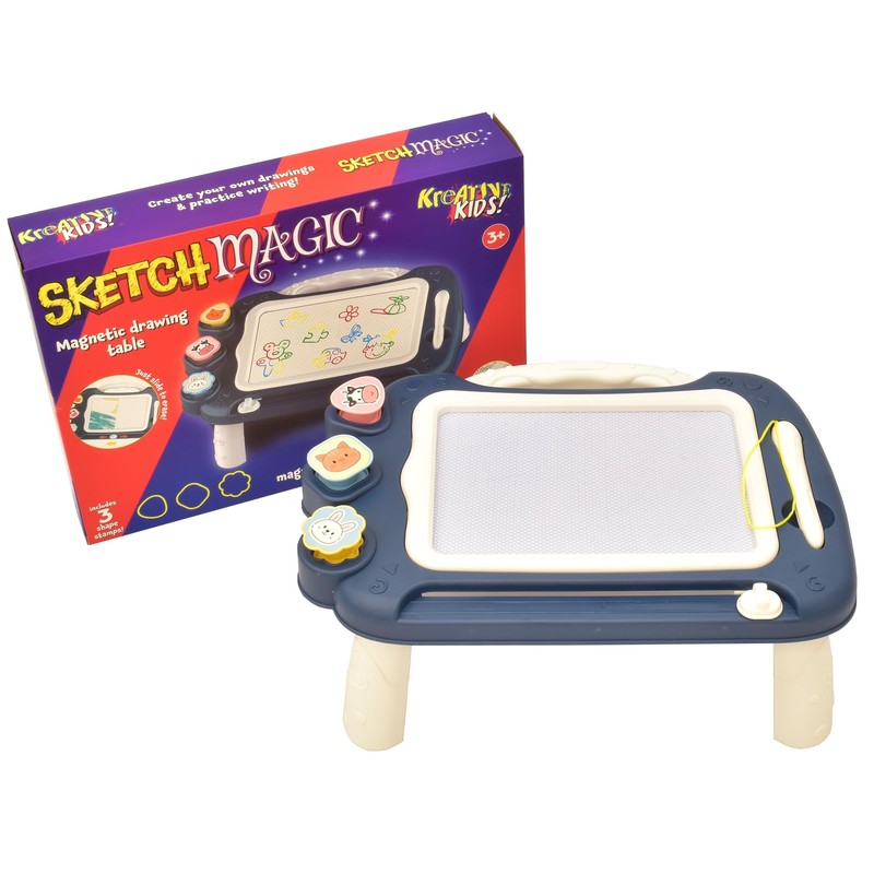 KandyToys Magnetic Drawing Board with Detachable Legs Educational Kids Toy