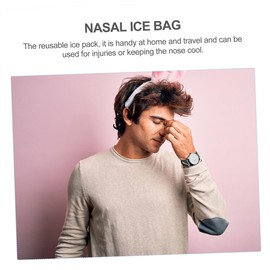 FOMIYES 2pcs Pack Instant Ice Pack Nose Mask Cold Compress for Nose Travel Multipurpose