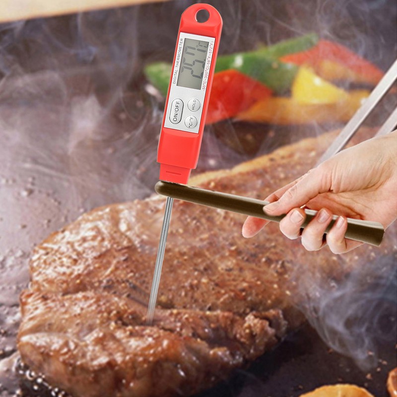 Probe Type Digital Food Thermometer Portable BBQ Barbecue Temperature Meter