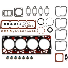Otobaijeni 4BT Engine Full Gasket Kit with Head Gasket for Cummins 4B 4BT 4BTA 3.9L Engine Diesel Tractor 4CYL 89-93 Engine Rebuild Kit Aftermarket Parts 3804896 3802240