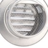 Stainless Steel Air Vent Cap Louvered Vent Cover Round Air