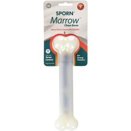 Dog Toy Chew Bone – Jerky Flavored Dog Chew Toy Bones, Long Lasting Chew Toy, Dog Bone Marrow Chew ,Dental Chews for Dogs by Sporn
