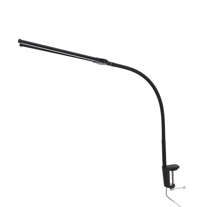 Double Head LED Desk Lamp 3 Colors Stepless Dimmable Flexible