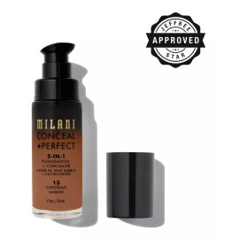 Milani Conceal+perfect 2-in-1foundation+concealer 13 Chestnut