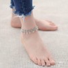 Clataly Starfish Turquoise Anklet Bracelets Multilayer Butterfly Anklets Shell Pearl