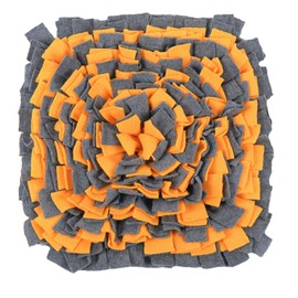 Fadcaer Snuffle Mat for Dogs,Dog Snuffle Mat,Interactive Feeding Game for Mental Stimulation and Boredom,Dog Feeding Mat,Pet Treats Feeding Mat Encourages Natural Foraging Skills (ColorD, 35 * 35CM)