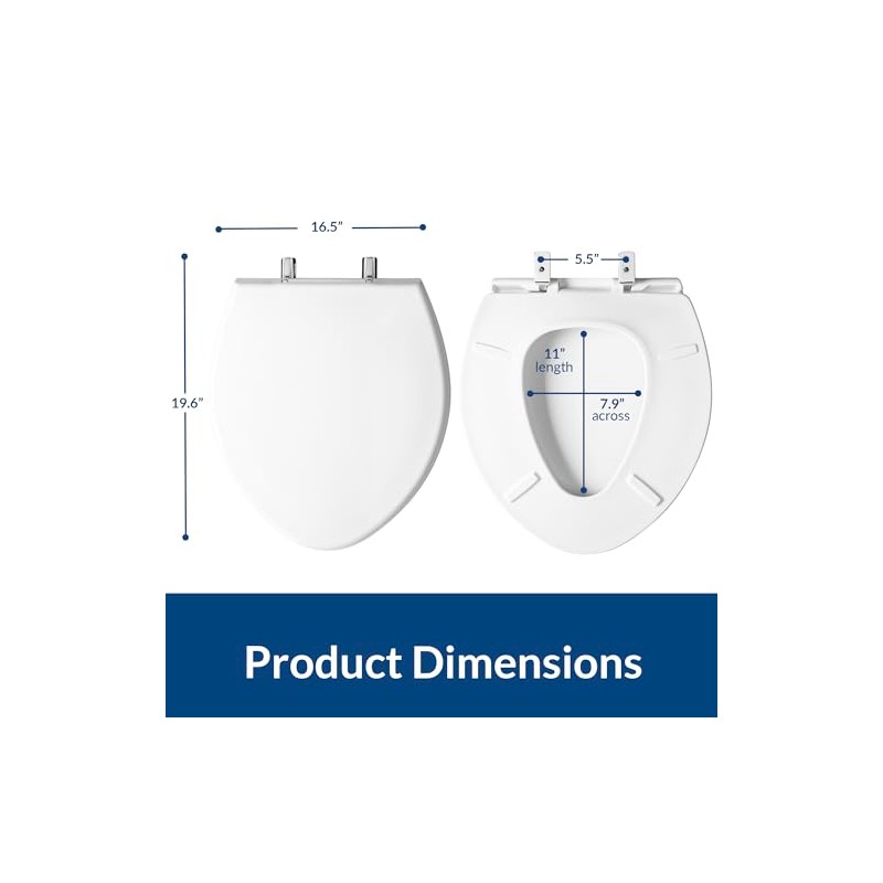 BEMIS 1000CPT Paramont Heavy Duty OVERSIZED Closed Front Toilet Seat