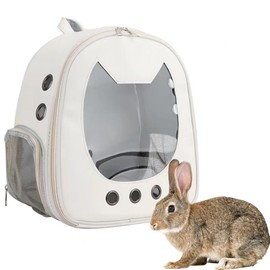 IYOIYA Rabbit, Outing, Carrying Bag, Backpack, Cats, Chinchilla, Guinea Pig, Small Animals, Hospital, Moving, Carrying Case, Portable, Folding